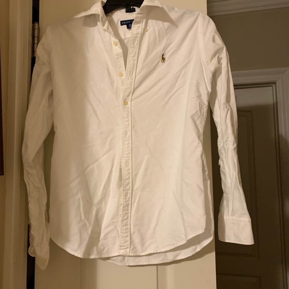 Ralph Lauren Slim Fit White Button Down